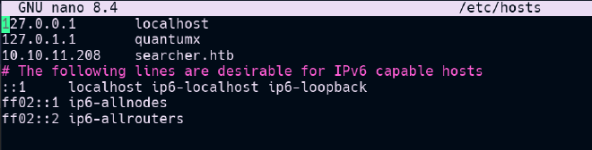 hosts file