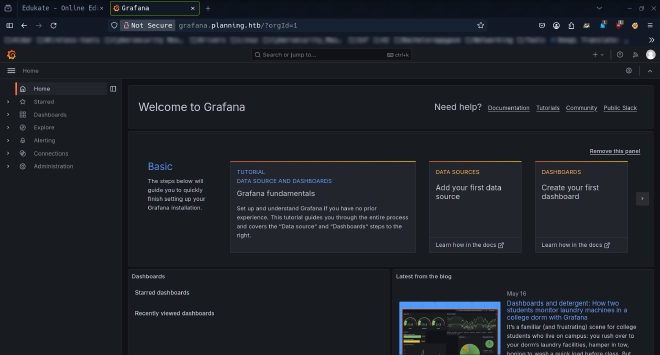 grafana dashboard